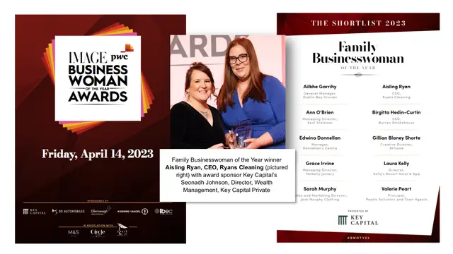 IMAGE Family Businesswoman of the Year 2023, sponsored by Key Capital  Image