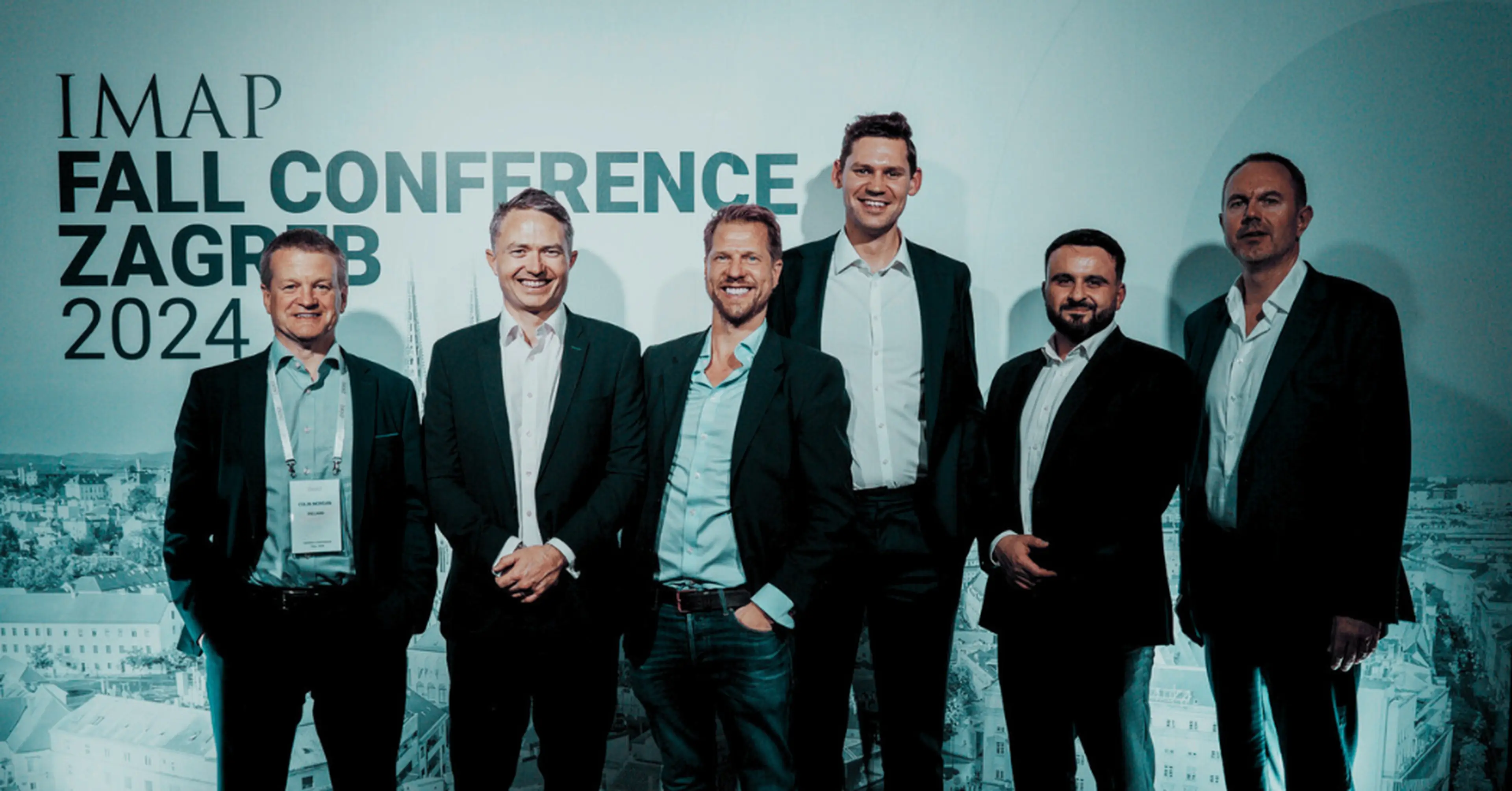 Pictured Left to Right: Colin Morgan, Richard Tunney, Karri Vuori, Michael Dennison, Saif Shubana and Graham Cooke.