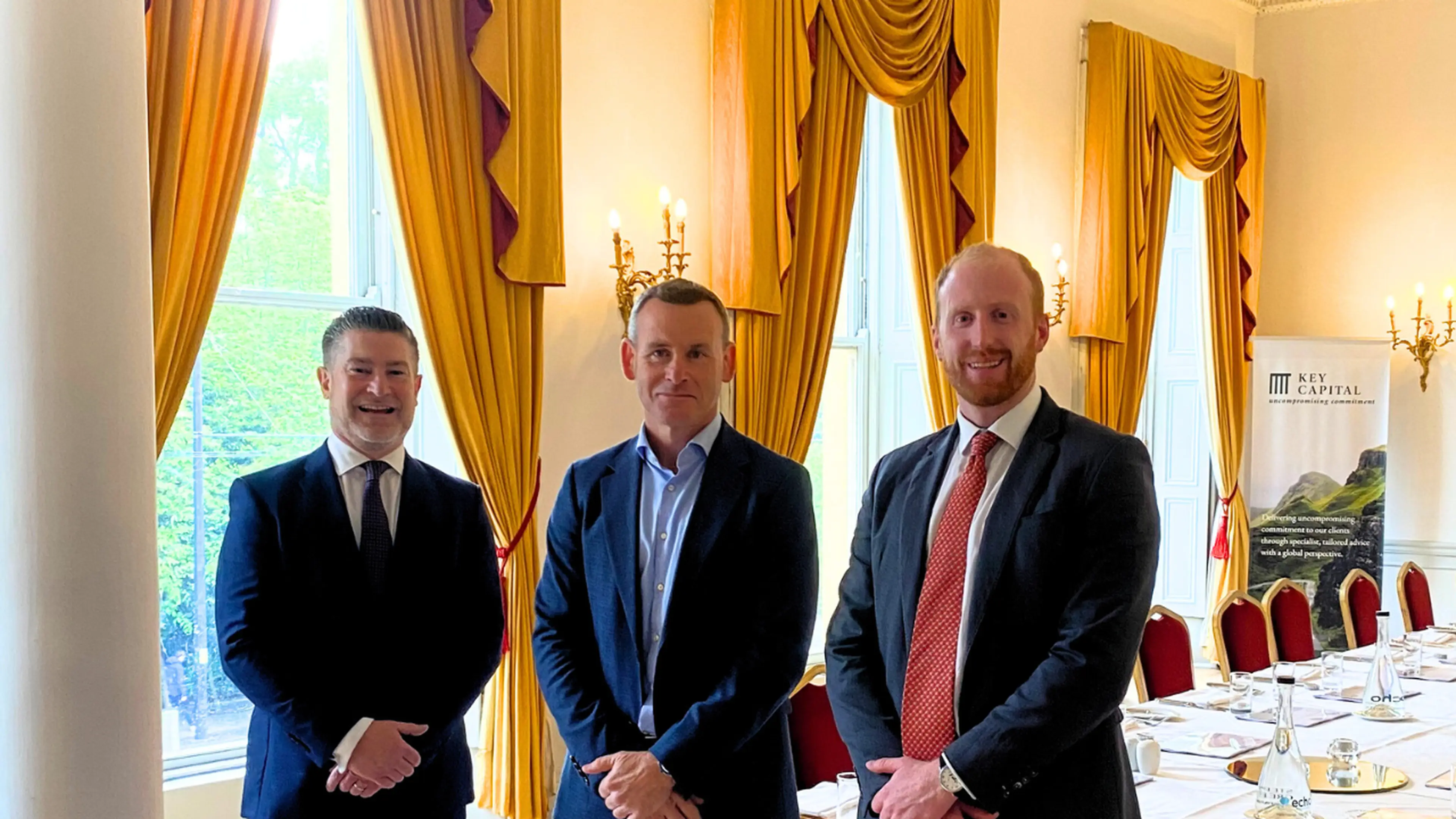 Left to Right: J.P. Maguire (Key Capital), Conor Martin (Tara Financial), Conor O'Dea (Key Capital)