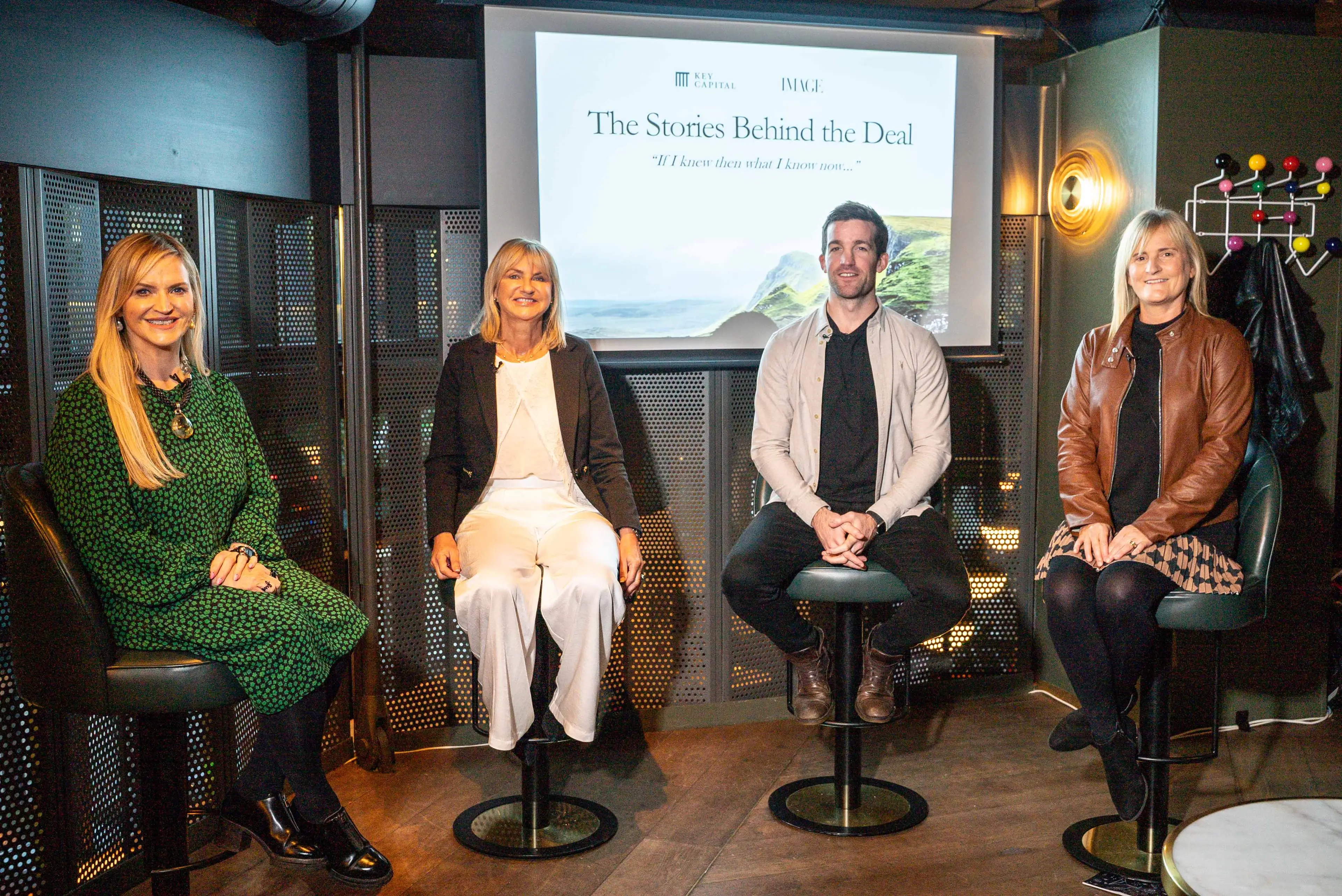 Panel participants: moderator by Melanie Morris, Contributing Editor at IMAGE Media, Denise Browne, Co-Founder at Label Craft, James McGann Co-Founder at Frankie Health, Karen Malone (FCCA), Global CEO and Co-Founder of Centaur Fund Services. 