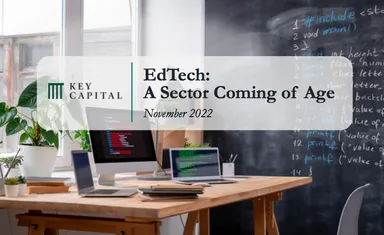 Key Capital Ireland EdTech M&A Sector Report November 2022